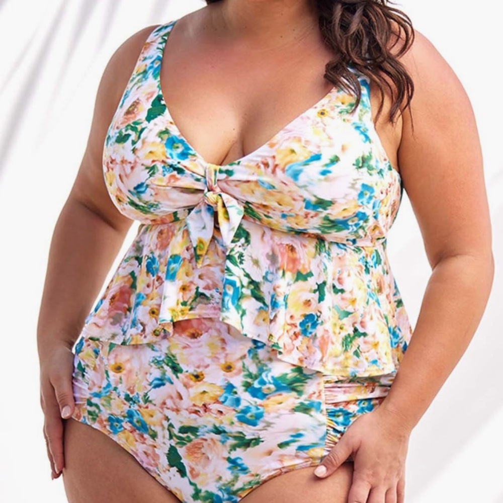 Artesands Odette Chagall Multi-fit Cup Tankini Top Size 20 NEW